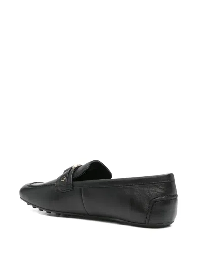 Michael Kors Mandy Loafer Loafers In Black Leather In Black