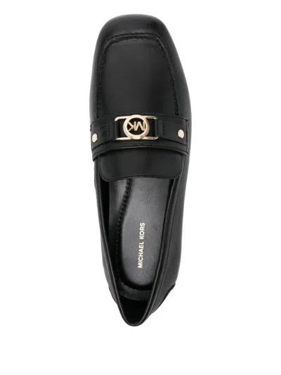 Michael Kors Mandy Loafer Loafers In Black Leather In Black
