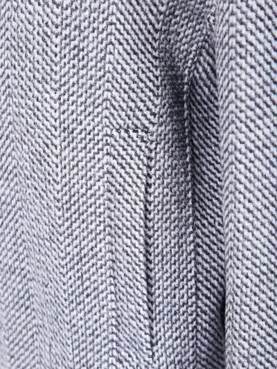 Joseph Herringbone-pattern Zip-front Jacket In White