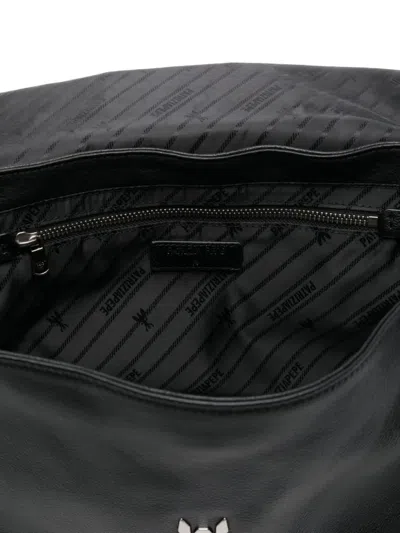 Patrizia Pepe Borsa A Spalla Grande In Pelle Con Tracolla In Catena Black In Black