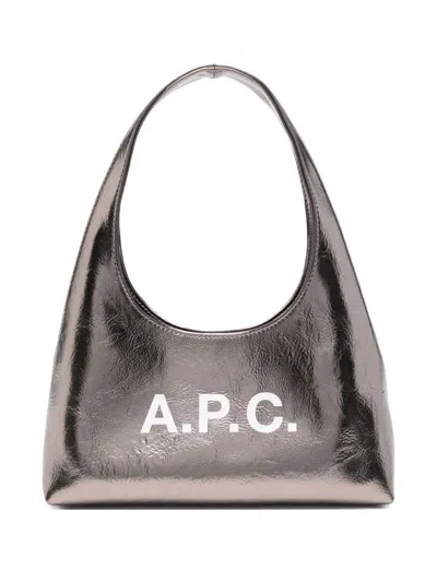 Apc A.p.c. Baby Ninon Shoulder Bag In Neutral