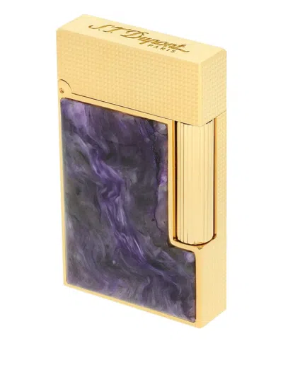 St Dupont Gold-plated Lighter In Multi