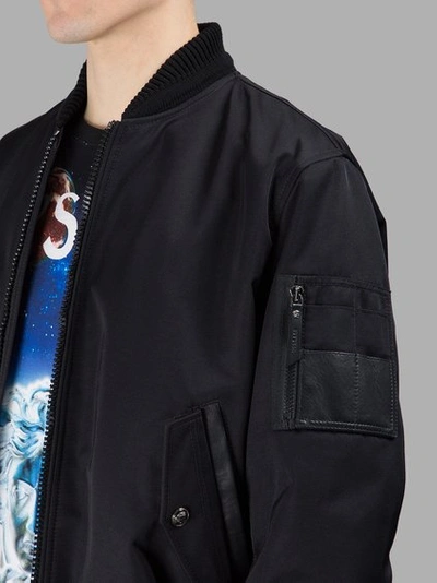 Shop Versace Men's Black Bomber Jacket