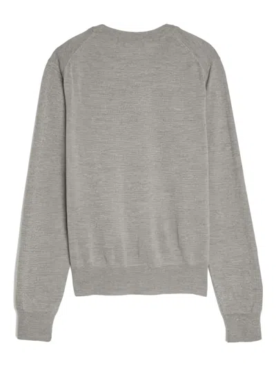 Maison Kitsuné Baby Fox Regular Fit Pullover In Gray