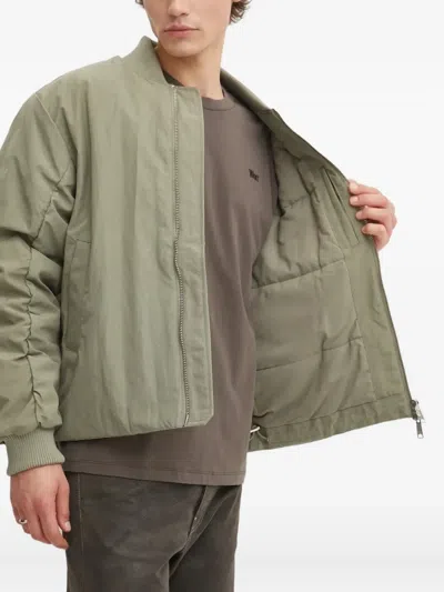 Won Hundred Quilted Bomber Jacket In Green