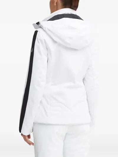 Ea7 Panelled Ski Jacket In White