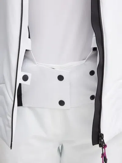 Ea7 Panelled Ski Jacket In White