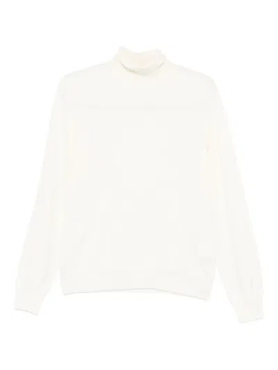 Tagliatore Roll-neck Virgin-wool Sweater In Red