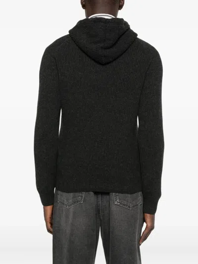 Tagliatore Dark Grey Sweater In Gray