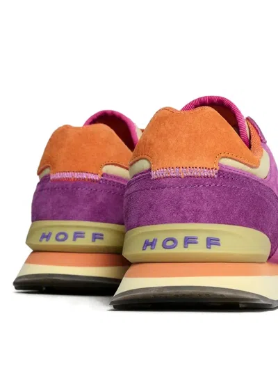 Hoff Suede-panelled Sneakers In Purple