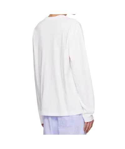 Tekla Long-sleeved T-shirt In White