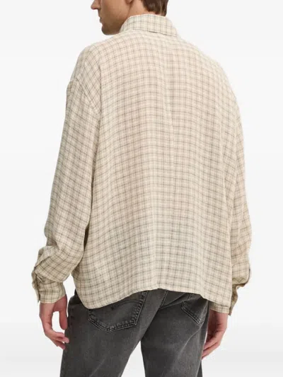 Won Hundred Checked Shirt In Neutral