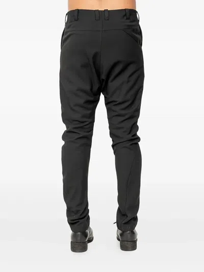 Devoa Wool-blend Regular Trousers In Black