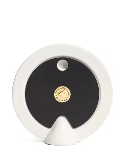 Fornasetti Tema E Variazioni Silenzio Desk Clock In Gray