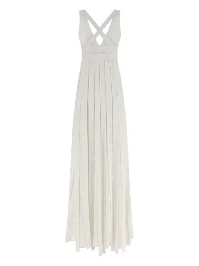 Giovanni Bedin Pearl Dress In White