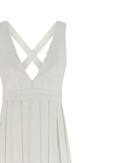 Giovanni Bedin Pearl Dress In White