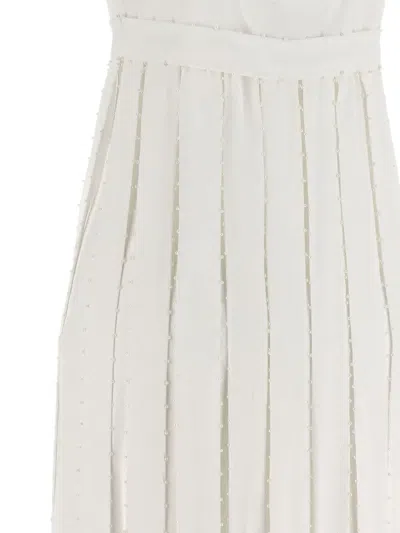 Giovanni Bedin Pearl Dress In White