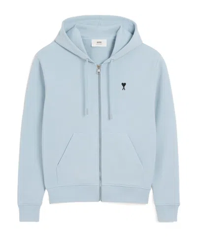 Ami Alexandre Mattiussi Ami Paris Ami Paris De Coeur Cotton Hoodie In Multi