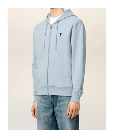 Ami Alexandre Mattiussi Ami Paris Ami Paris De Coeur Cotton Hoodie In Multi