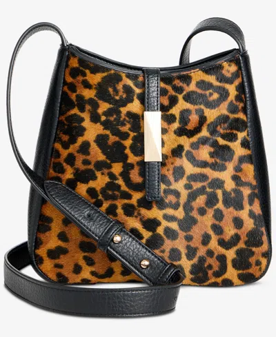Inc International Concepts Dersi Leopard-print Crossbody, Macy's Exclusive In Black