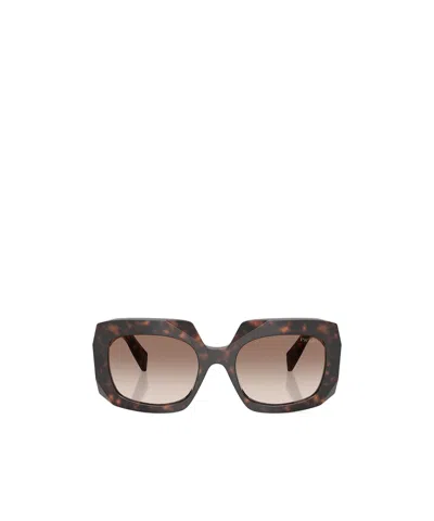 Prada Symbole Oversized-frame Sunglasses In Multi