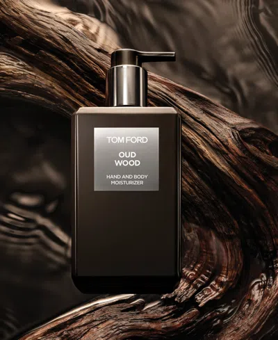 Tom Ford Oud Wood Hand And Body Moisturizer, 8.4 Oz. In Transparent