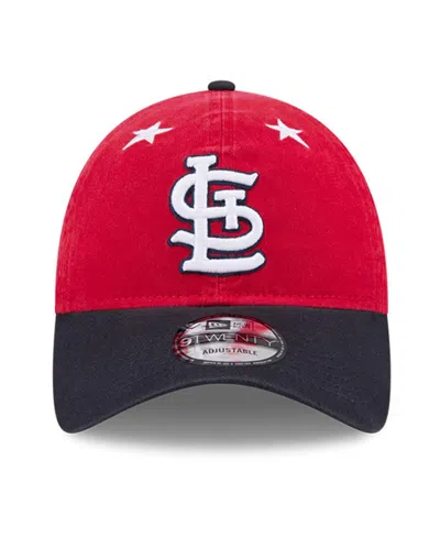New Era Men's Red/navy St. Louis Cardinals 2025 Mlb All-star Game 9twenty Adjustable Hat In Red