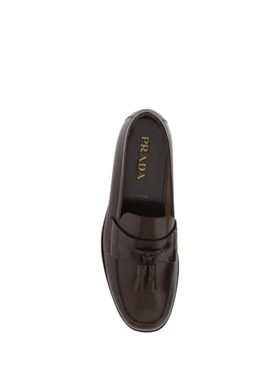 Prada Loafers In Brown