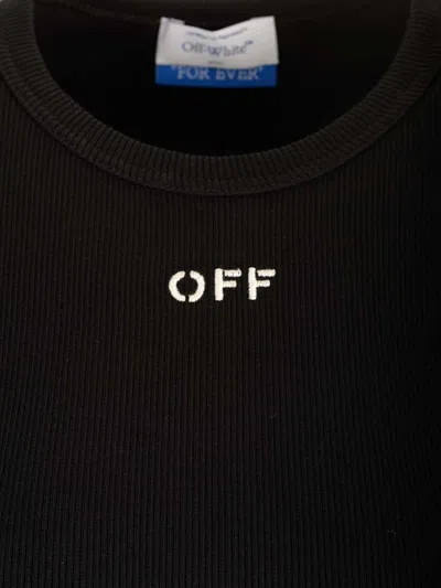 Off-white Black Slim-fit T-shirt In Multi