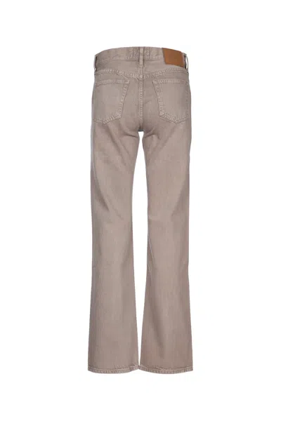 Jacob Cohen Denim Trousers Belt Loops In Pink