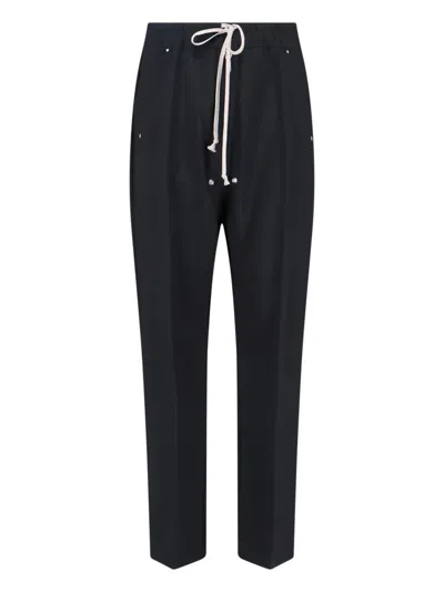 Rick Owens Emilio Pucci Iris And Diamond Print Scarf In Black