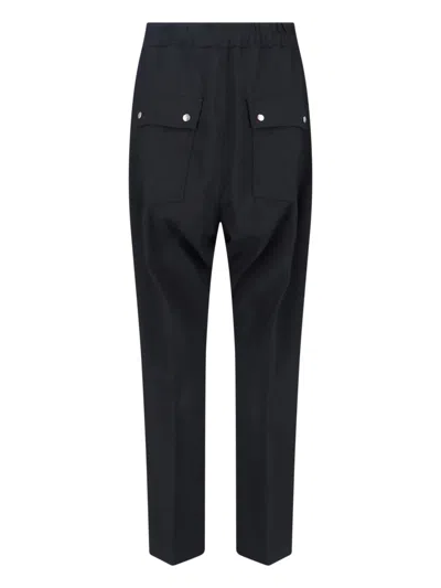 Rick Owens Emilio Pucci Iris And Diamond Print Scarf In Black