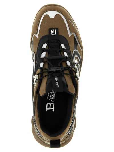 Balmain 'cosmic Dust' Sneakers In Green