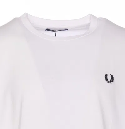 Fred Perry Classic Crew Neck Tee In White