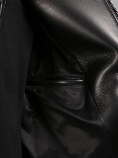 Shop Givenchy Men's Black Leather Jacket