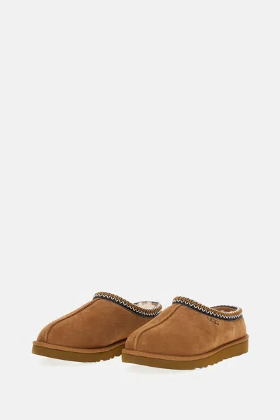 Ugg 10mm Tasman Shearling Loafers In Brown