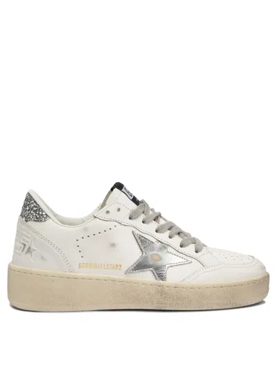 Golden Goose Ball Star 2 Sneakers In Red