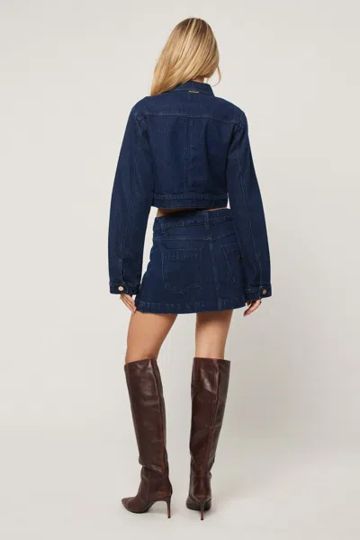 Abrand Honey Pie Jacket In Blue