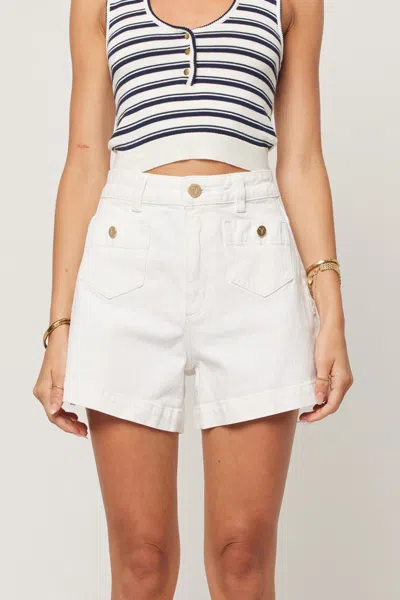 Abrand Venice Short White Gold