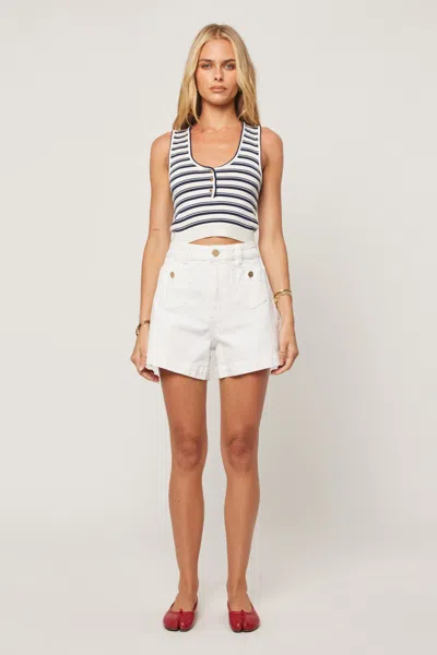 Abrand Venice Short White Gold