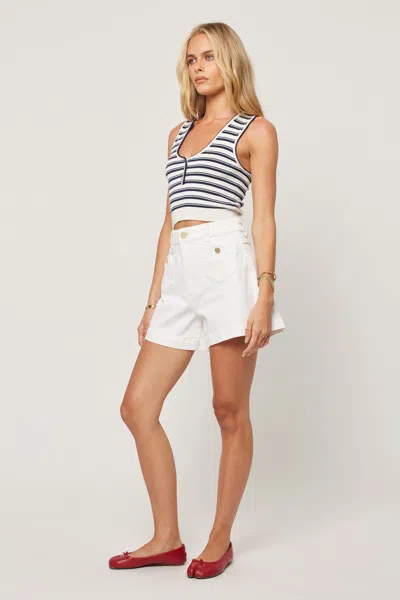 Abrand Venice Short White Gold