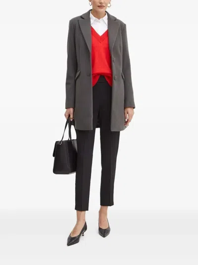 Silvian Heach Button-fastening Coat In Gray