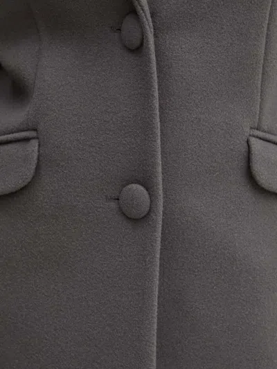 Silvian Heach Button-fastening Coat In Gray