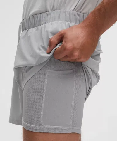 Lululemon Mile Maker Ripstop Lined Short 4"