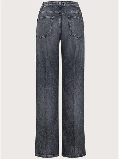 Seventy Belt Loop Denim Trousers In Gray