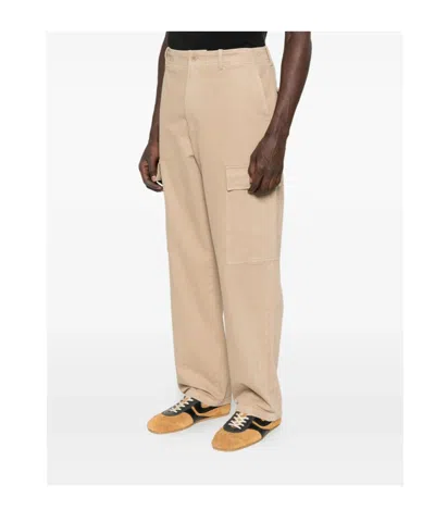 A.p.c. A. P.c. Cotton Cargo Trousers In Brown