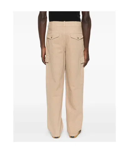 A.p.c. A. P.c. Cotton Cargo Trousers In Brown