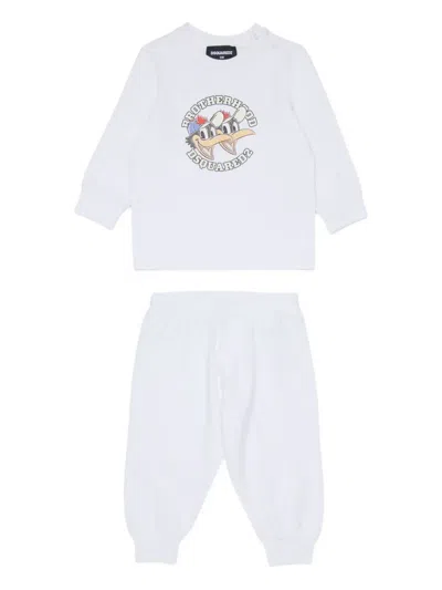 Dsquared2 D2s15b Tracksuit Set In White