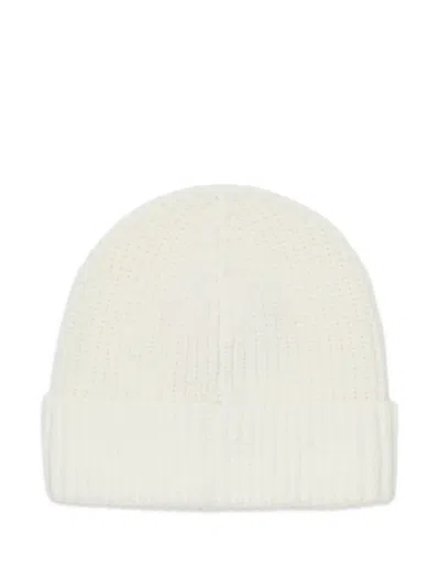 Max & Co Logo-patch Beanie In White