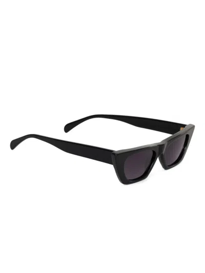 Anine Bing Pierre Pointed-frame Sunglasses In Black